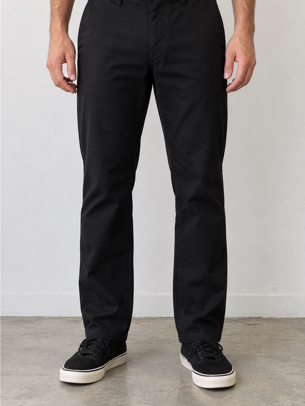 NWT Volcom Frickin Modern Stretch Black Chino Pants Tagged 32x30